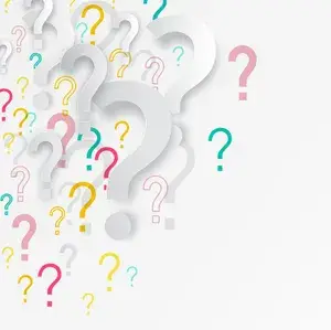 Question mark representing curiosity and self-reflection